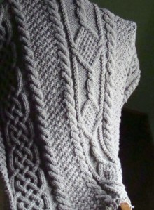 Knit Cable Afghan 